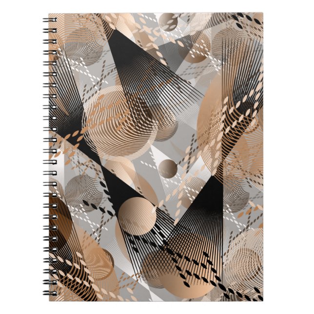 Gray, brown abstraction. notebook (Front)