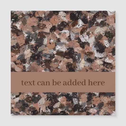 Gray, Brown and Black Paint Splatters (Front)