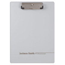 Gray brown modern minimalist personalized name