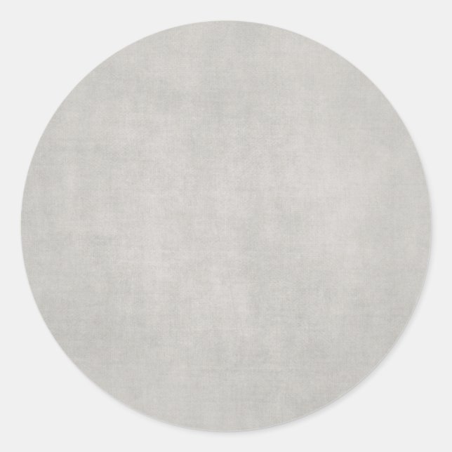 Gray Brushed Background Classic Round Sticker (Front)