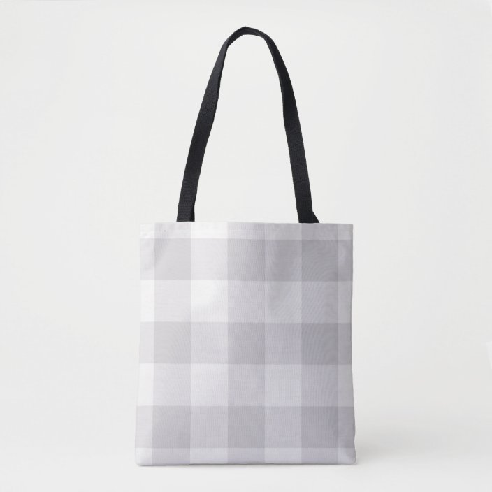 buffalo check tote bag