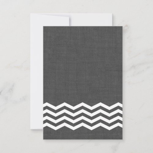 Gray Burlap RSVP