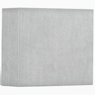Gray Burlap Vintage Look Rustic Country Binder