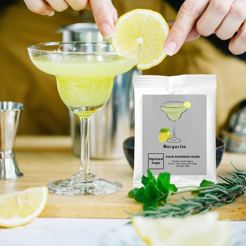 Gray Business Brand on Margarita Drink Mix