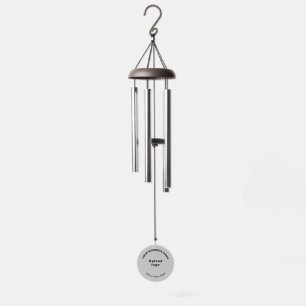 Gray Business Brand on Wind Chime
