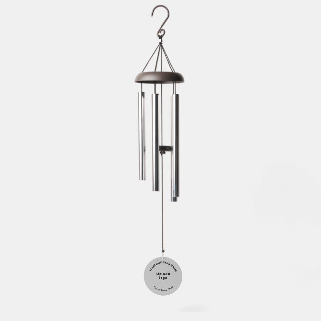 Gray Business Brand on Wind Chime Wind Chime (Full)