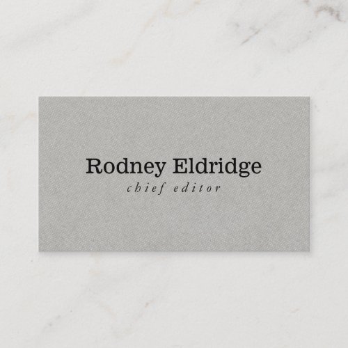 Gray Business Card