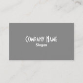 Gray Business Card (Front)