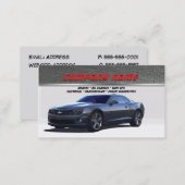 Gray Camaro Business Cards (Front/Back)