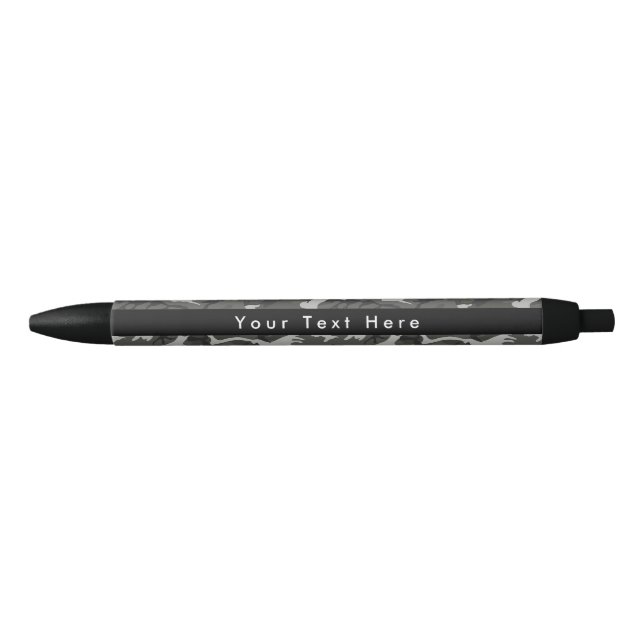 Gray Camo, Camouflage, Military, Army Pen (Front)