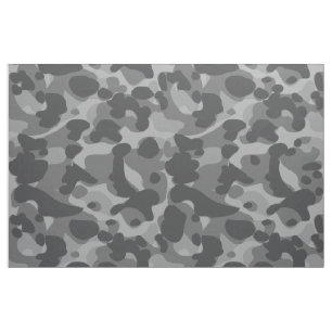 Gray Camo Camouflage Pattern Cool Stylish Fabric