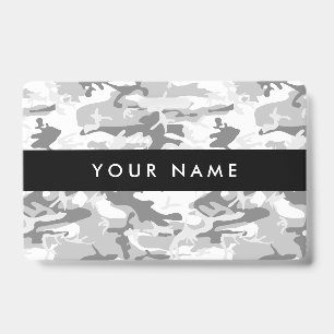 Gray Camo, Winter Camo, Snow Camouflage, Military Badge