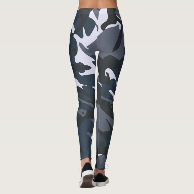 Gray Camou Leggings (Back)