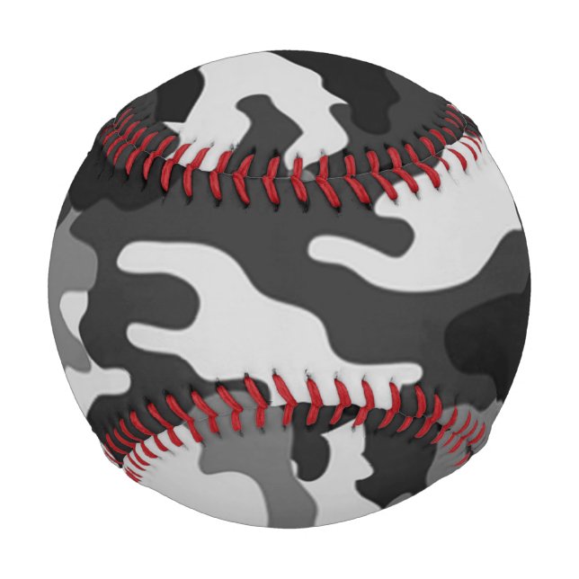 Gray Camouflage Baseballs (Front)
