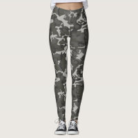 Gray Camouflage. Camo your Leggings