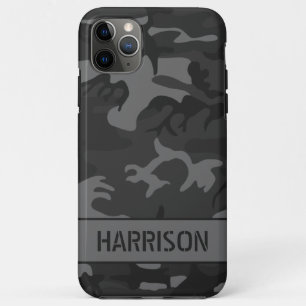 Gray Camouflage iPhone 11 Pro Max Case