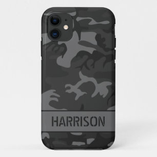 Gray Camouflage iPhone 11 Case