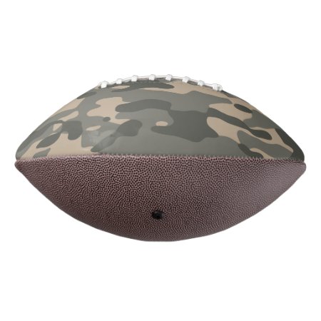Gray Camouflage Football