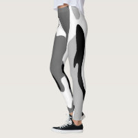 Gray Camouflage Leggings