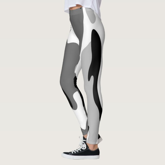 Gray Camouflage Leggings (Left)