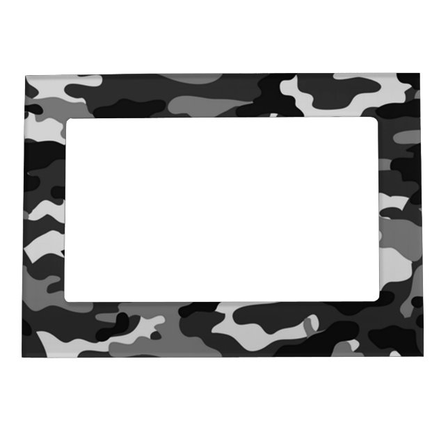 Gray Camouflage Magnetic Frame (Front)