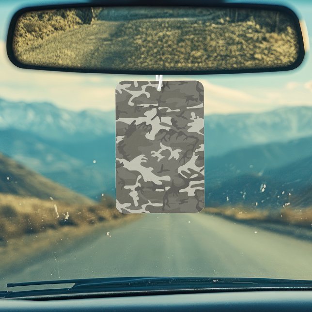 Gray Camouflage Pattern, Military Pattern, Army Air Freshener (Creator Uploaded)
