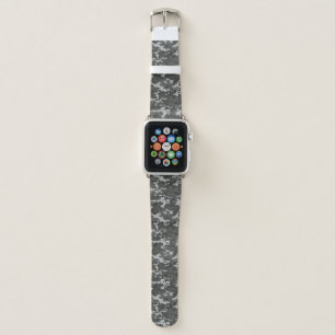 Gray Camouflage Pattern, Military Pattern, Army Apple Watch Band