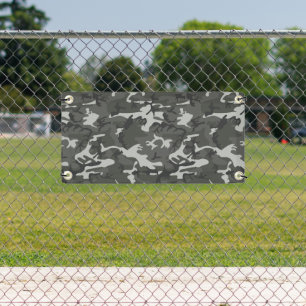 Gray Camouflage Pattern, Military Pattern, Army Banner