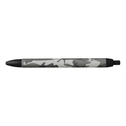 Gray Camouflage Pattern Military Pattern Army Black Ink Pen