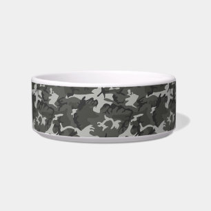 Gray Camouflage Pattern, Military Pattern, Army Bowl
