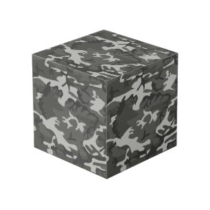 Gray Camouflage Pattern, Military Pattern, Army Cube