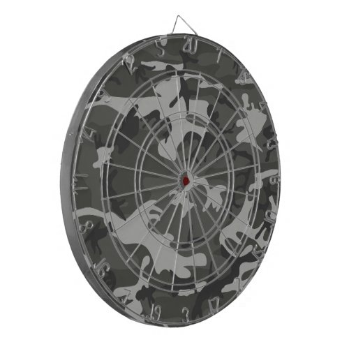 Gray Camouflage Pattern Military Pattern Army Dart Board