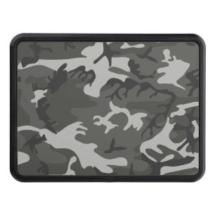Gray Camouflage Pattern, Military Pattern, Army Hitch Cover
