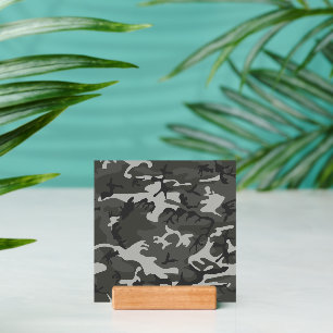 Gray Camouflage Pattern, Military Pattern, Army Holder