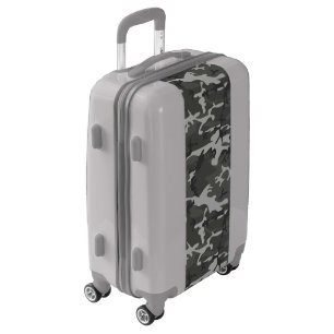 Gray Camouflage Pattern, Military Pattern, Army Luggage