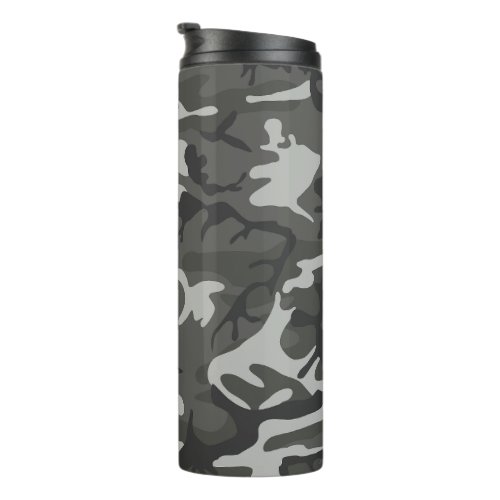 Gray Camouflage Pattern Military Pattern Army Thermal Tumbler