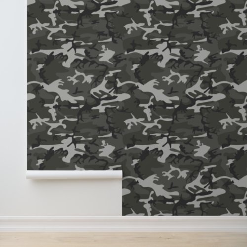 Gray Camouflage Pattern Military Pattern Army Wallpaper