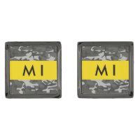 Gray Camouflage Pattern, Your name, Personalize
