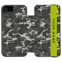 Gray Camouflage Pattern, Your name, Personalize