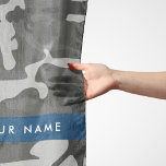 Gray Camouflage Pattern, Your name, Personalize Scarf<br><div class="desc">Elegant,  stylish and sophisticated camouflage pattern in gray color. Modern and trendy gift,  perfect for the military lover in your life. Personalize by adding your name,  nickname,  monogram or initials.</div>