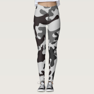 gray camouflage woman´s leggings ,sport leggings