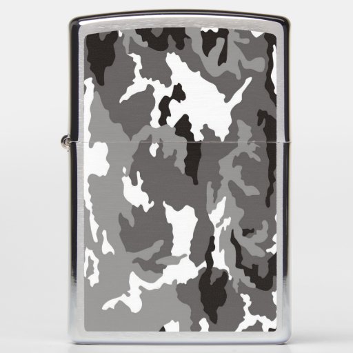 Gray Camouflage... Zippo Lighter