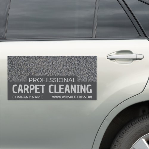 Gray Carpet Carpet Cleaner Cleaning Service Car Magnet