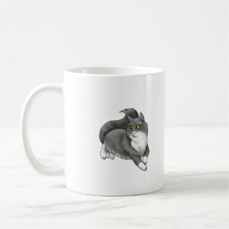 Gray Cat Mug