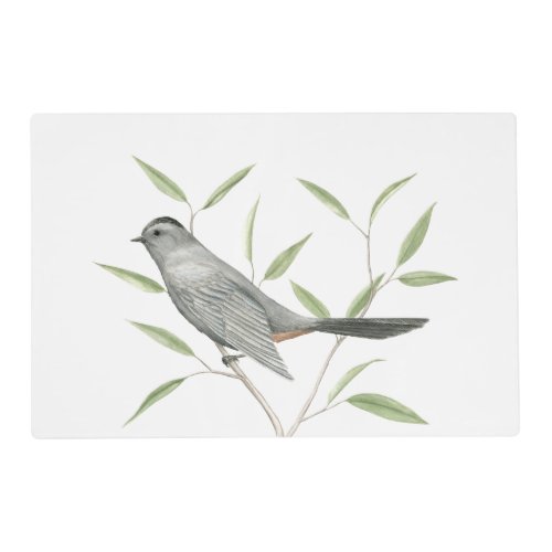 Gray Catbird Bird Art Placemat