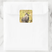 Gray Catbird Sings His Song Bookplate Sticker (Bag)