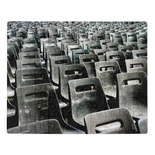 Gray Chairs Jigsaw Puzzle (Puzzle Horizontal)