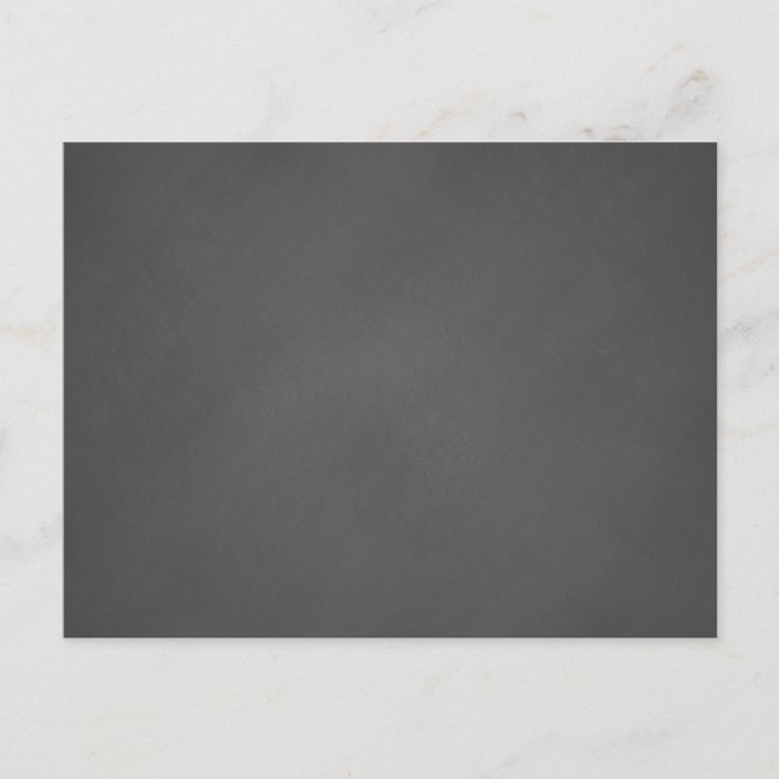 Gray Chalkboard Background Black Chalk Board Postcard