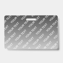 Gray (changeable color) Ombre & Text Pattern