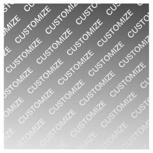 Gray (changeable color) Ombre & Text Pattern Gallery Wrap